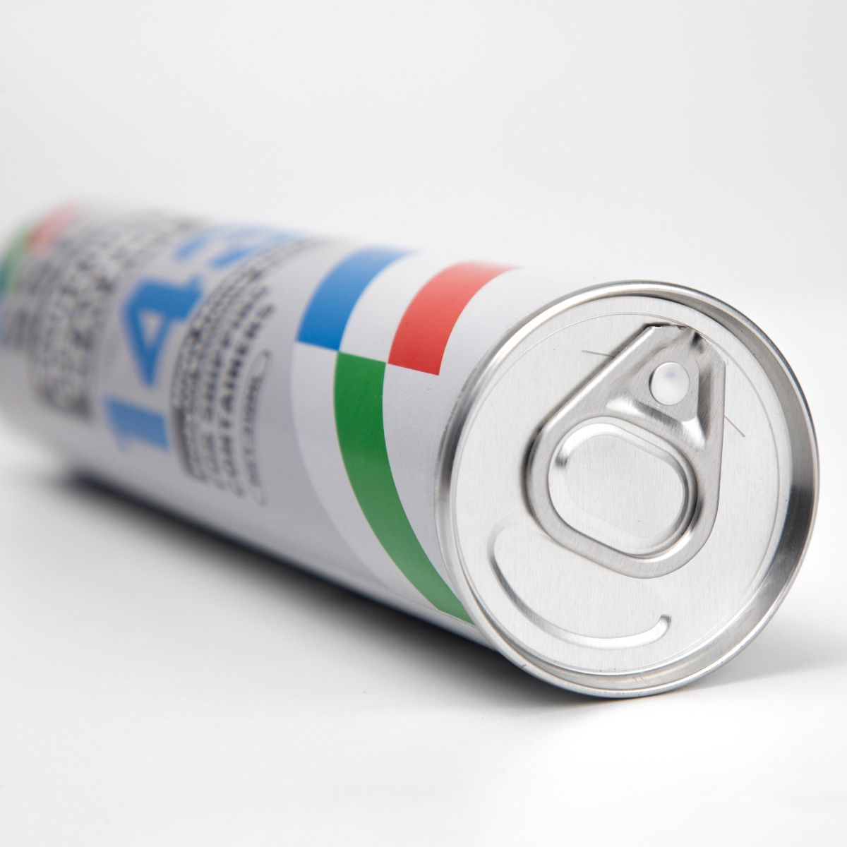 A close-up image of a cylindrical can of SSC143 High Modulus PU Sealant, featuring a pull-tab lid and colorful label design.