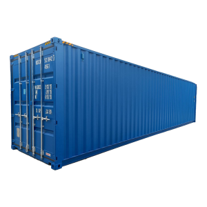 Front - 40 Foot - Blue - NEW- Shipping Container