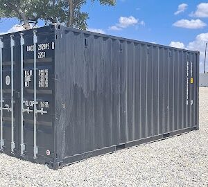 NEW 20ft Black Shipping Container