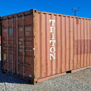 CW 20ft Red Shipping Container
