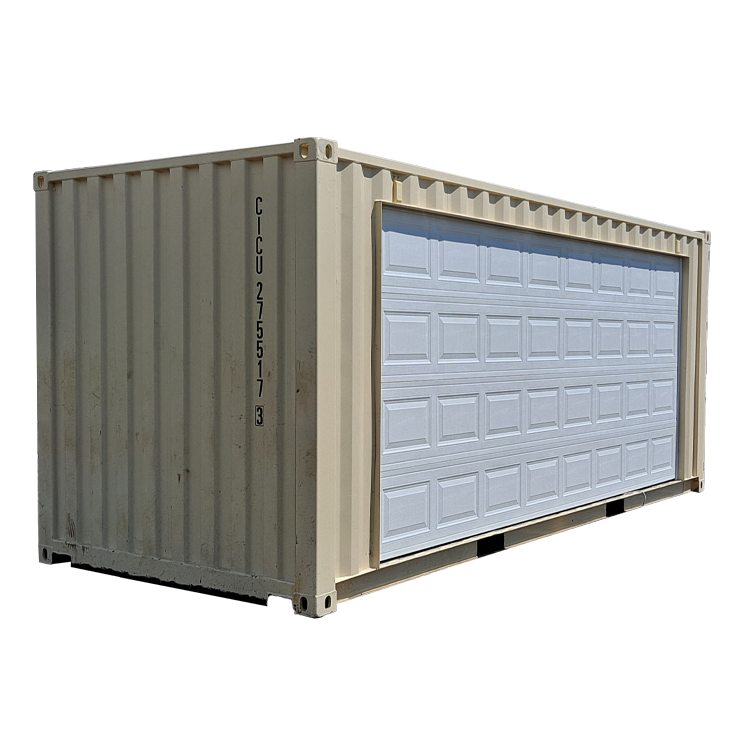 Standard Garage Door (8'-16') - Simple Shipping Containers