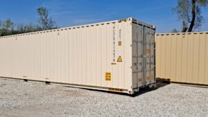 40ft double door shipping container rear corner