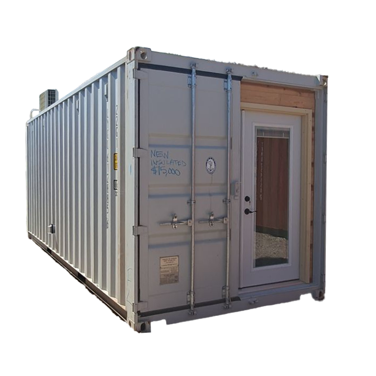 Advent celle Ikke vigtigt 20' Shipping Container - Mobile Office Starter W/AC - Simple Shipping  Containers