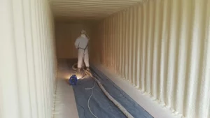 Spray Foam Insulation for Shipping Containers