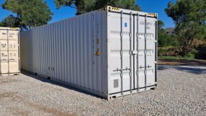 "New 40ft Shipping Container from Simple Shipping Containers, perfect for secure storage, tiny homes, and unique retail spaces"