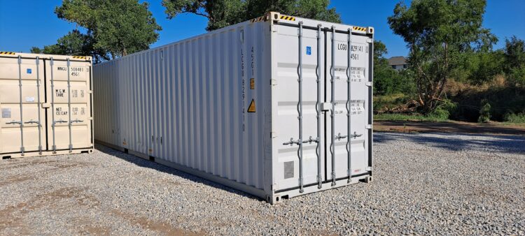 "New 40ft Shipping Container from Simple Shipping Containers, perfect for secure storage, tiny homes, and unique retail spaces"