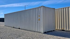 "New 40ft Shipping Container from Simple Shipping Containers, perfect for secure storage, tiny homes, and unique retail spaces"