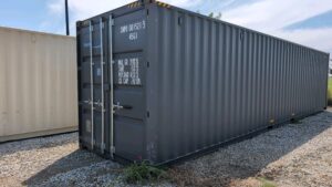 "New 40ft Shipping Container from Simple Shipping Containers, perfect for secure storage, tiny homes, and unique retail spaces"
