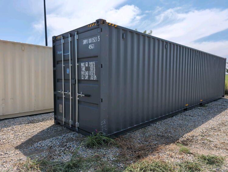 "New 40ft Shipping Container from Simple Shipping Containers, perfect for secure storage, tiny homes, and unique retail spaces"