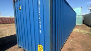 "New 40ft Shipping Container from Simple Shipping Containers, perfect for storage, tiny homes, retail spaces, and unique buildings"