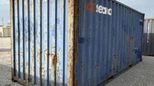 "Durable and versatile Cargo-Worthy 20ft Shipping Container from Simple Shipping Containers, perfect for storage, tiny homes, retail spaces, and unique buildings."