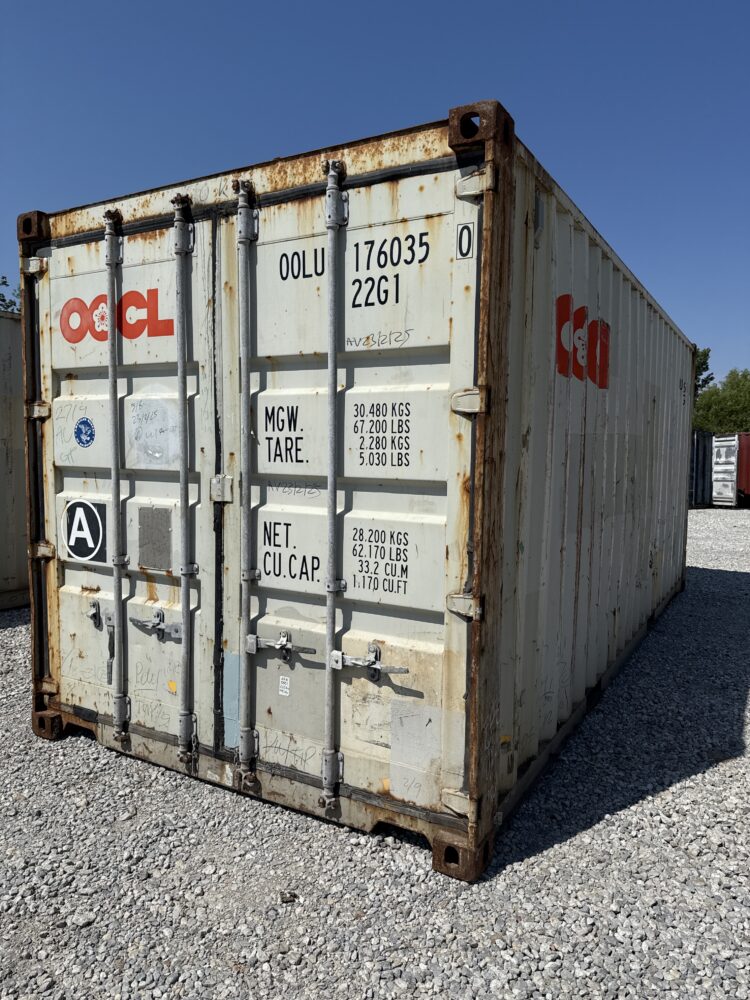 "Durable and versatile Cargo-Worthy 20ft Shipping Container from Simple Shipping Containers, ideal for storage, tiny homes, retail spaces, and unique buildings"