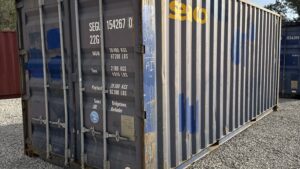 "Cargo-Worthy 20ft Shipping Container from Simple Shipping Containers, ideal for storage, tiny homes, retail spaces, and unique buildings"