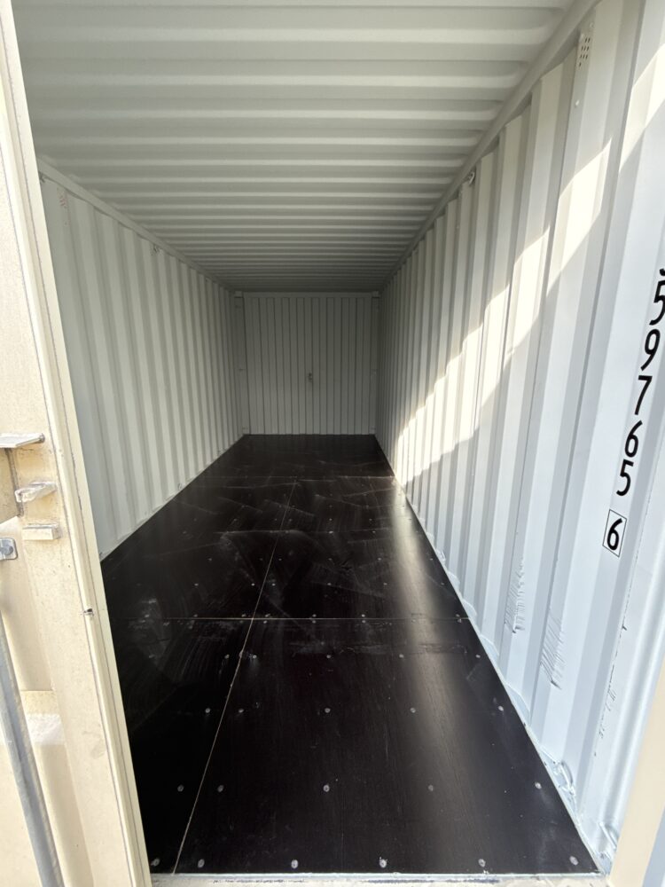 "New 20ft Shipping Container from Simple Shipping Containers, perfect for storage, tiny homes, retail spaces, and unique buildings"