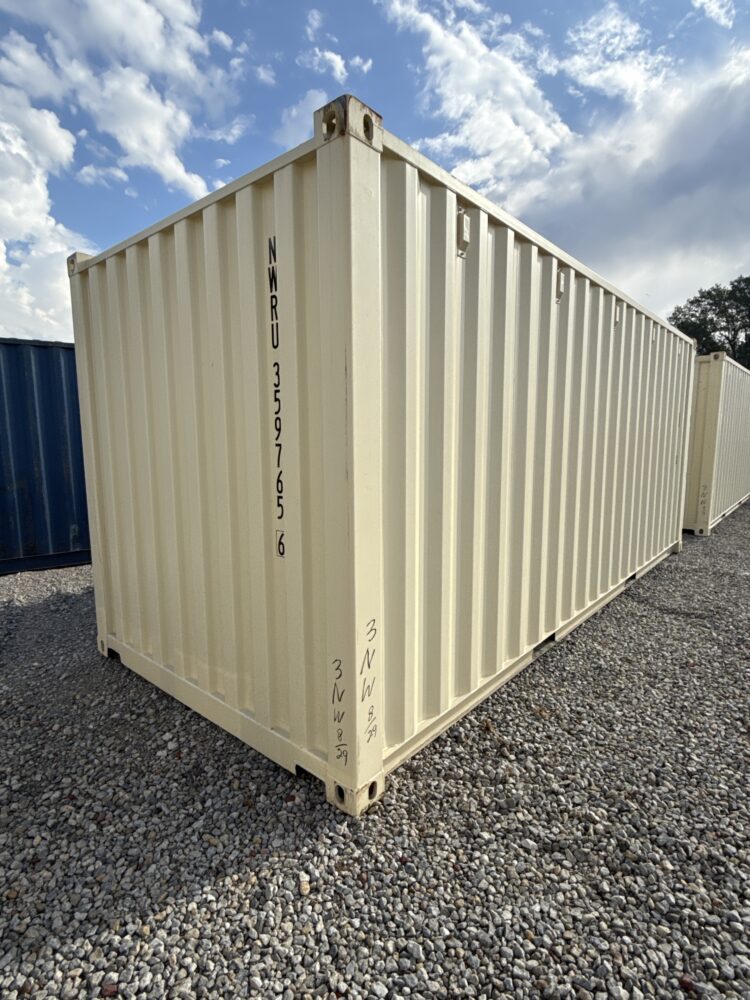 "New 20ft Shipping Container from Simple Shipping Containers, perfect for storage, tiny homes, retail spaces, and unique buildings"