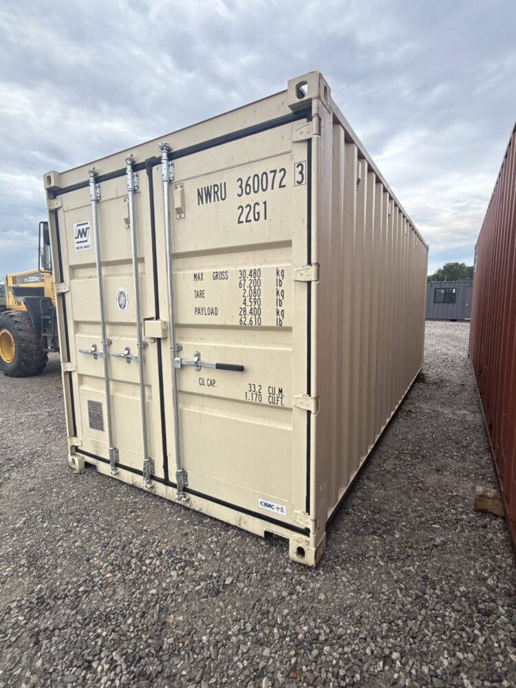 "New 20ft Shipping Container from Simple Shipping Containers, perfect for secure storage, tiny homes, and unique retail spaces"