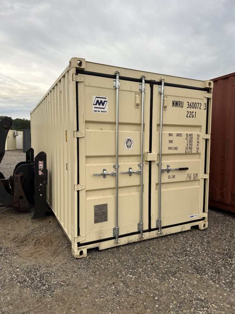 "New 20ft Shipping Container from Simple Shipping Containers, perfect for secure storage, tiny homes, and unique retail spaces"
