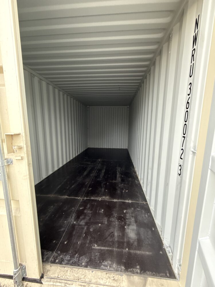 "New 20ft Shipping Container from Simple Shipping Containers, perfect for secure storage, tiny homes, and unique retail spaces"