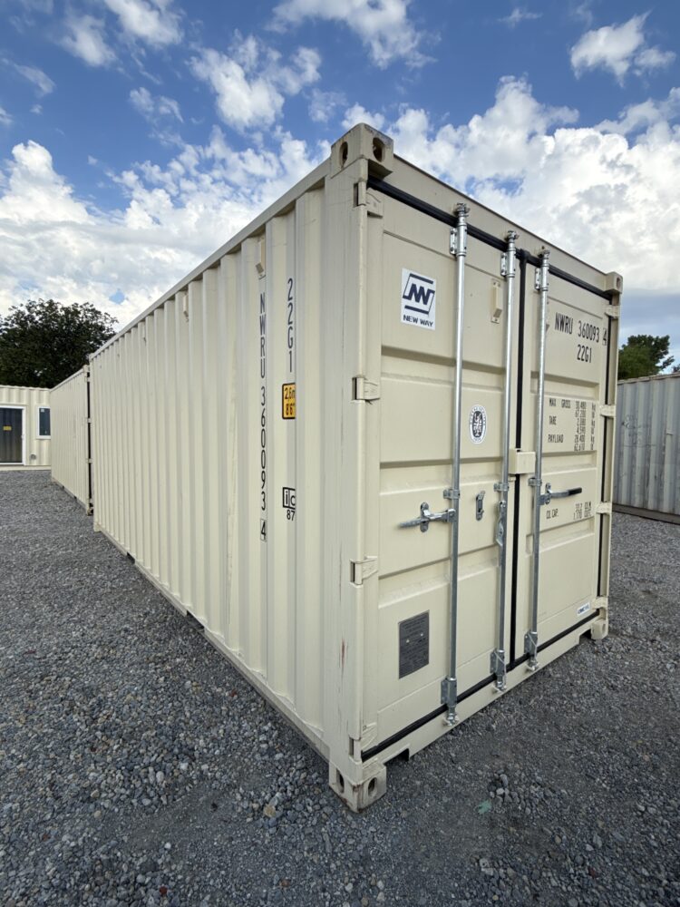 "New 20ft Shipping Container from Simple Shipping Containers, perfect for secure storage, tiny homes, and unique retail spaces"