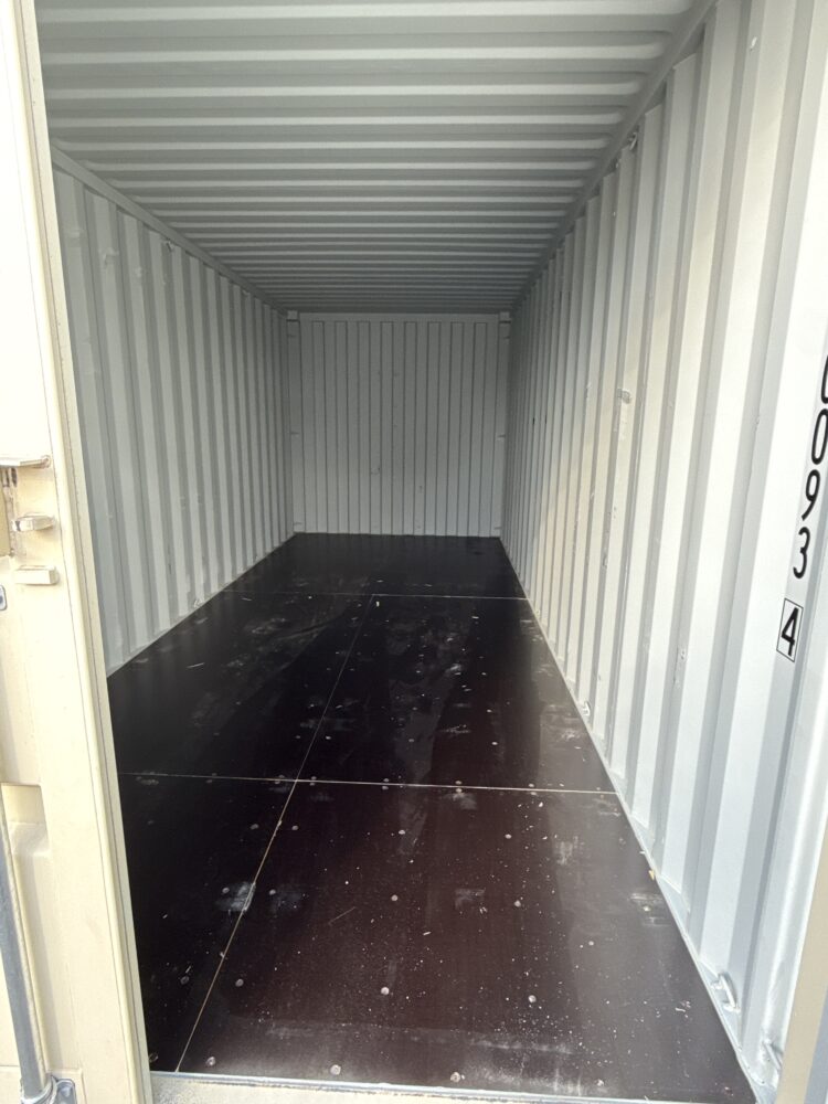 "New 20ft Shipping Container from Simple Shipping Containers, perfect for secure storage, tiny homes, and unique retail spaces"