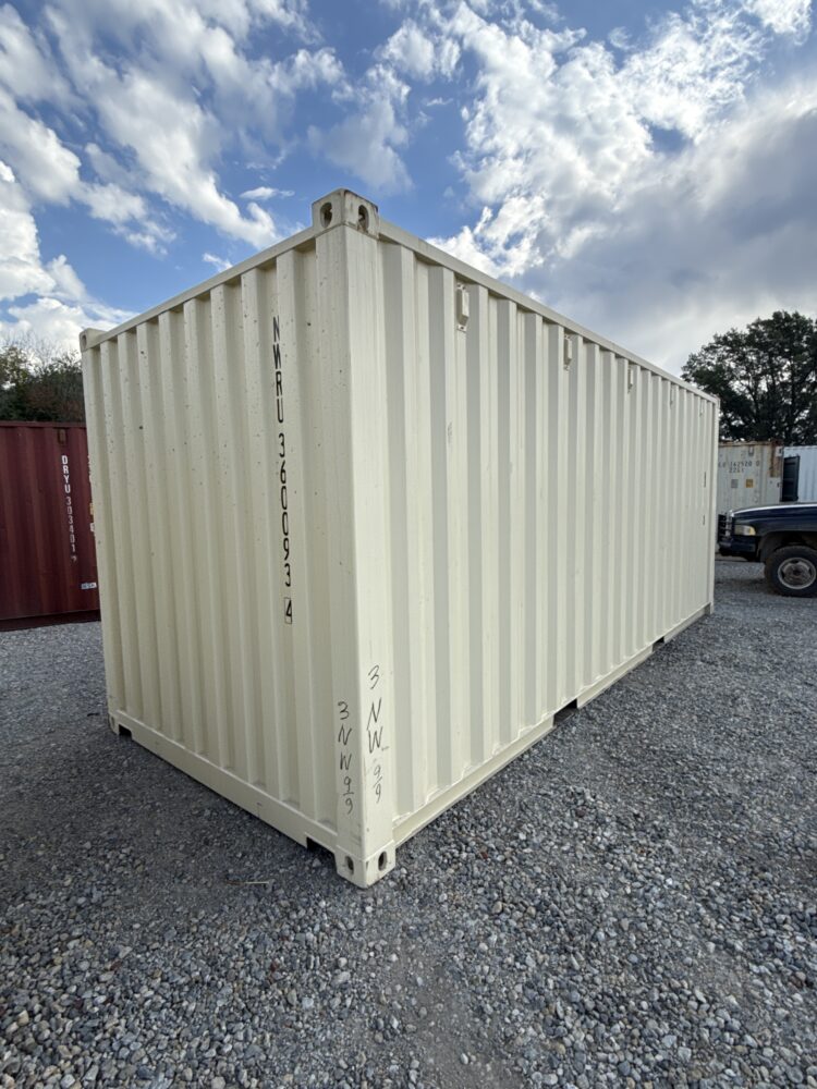 "New 20ft Shipping Container from Simple Shipping Containers, perfect for secure storage, tiny homes, and unique retail spaces"