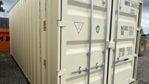 "New 20ft Shipping Container from Simple Shipping Containers, perfect for secure storage, tiny homes, and unique retail spaces"