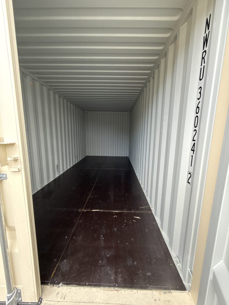 "New 20ft Shipping Container from Simple Shipping Containers, perfect for secure storage, tiny homes, and unique retail spaces"