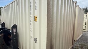 "New 20ft Shipping Container from Simple Shipping Containers, perfect for secure storage, tiny homes, and unique retail spaces"