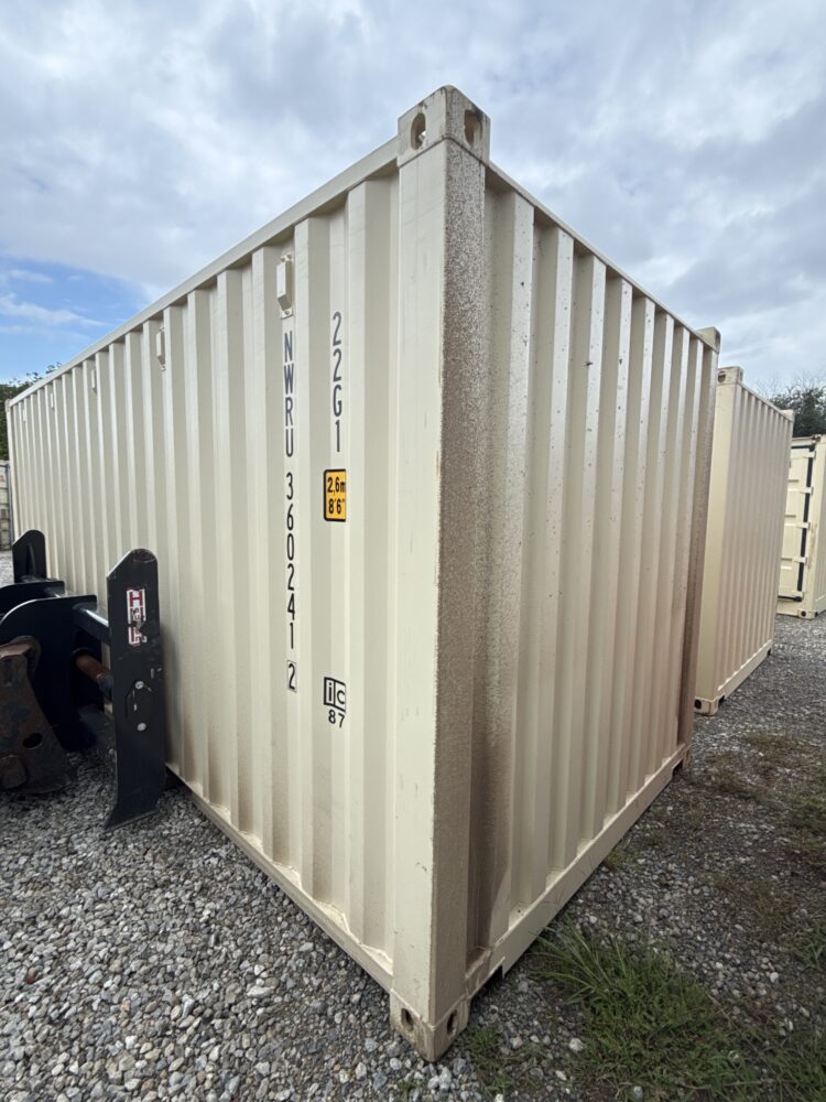 "New 20ft Shipping Container from Simple Shipping Containers, perfect for secure storage, tiny homes, and unique retail spaces"