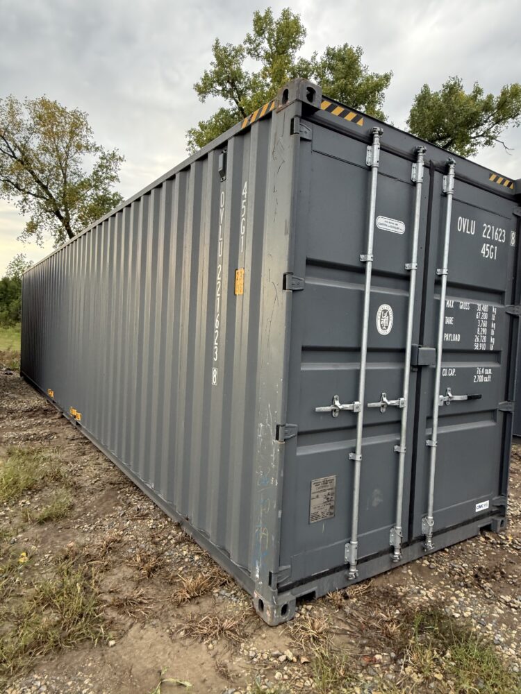 "Durable and versatile 40ft Cargo-Worthy Shipping Container from Simple Shipping Containers, ideal for storage, tiny homes, retail spaces, and unique buildings."