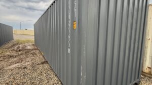 "Durable and versatile 40ft Cargo-Worthy Shipping Container from Simple Shipping Containers, ideal for storage, tiny homes, retail spaces, and unique buildings."