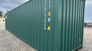 "Durable and versatile Cargo-Worthy 40ft Shipping Container from Simple Shipping Containers, ideal for storage, tiny homes, retail spaces, and unique buildings"