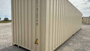 "New 40ft Shipping Container from Simple Shipping Containers, perfect for secure storage, tiny homes, and unique retail spaces"