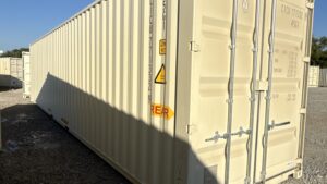 "New 40ft Shipping Container from Simple Shipping Containers, perfect for storage, tiny homes, retail spaces, and unique buildings"