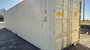 "New 40ft Shipping Container from Simple Shipping Containers, perfect for storage, tiny homes, retail spaces, and unique buildings"