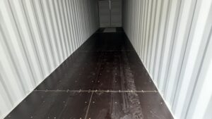 "New 40ft Shipping Container from Simple Shipping Containers, perfect for storage, tiny homes, retail spaces, and unique buildings"