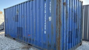 "Durable and versatile Cargo-Worthy 20ft Shipping Container from Simple Shipping Containers, ideal for storage, tiny homes, retail spaces, and unique buildings"