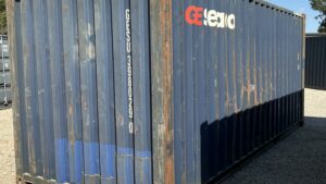 "Cargo-Worthy 20ft Shipping Container from Simple Shipping Containers, ideal for storage, tiny homes, retail spaces, and unique buildings"