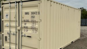 "New 20ft Shipping Container from Simple Shipping Containers, perfect for storage, tiny homes, retail spaces, and unique buildings"