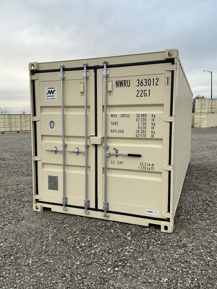 "New 20ft Shipping Container from Simple Shipping Containers, perfect for secure storage, tiny homes, and unique retail spaces"