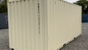 "New 20ft Shipping Container from Simple Shipping Containers, perfect for secure storage, tiny homes, and unique retail spaces"