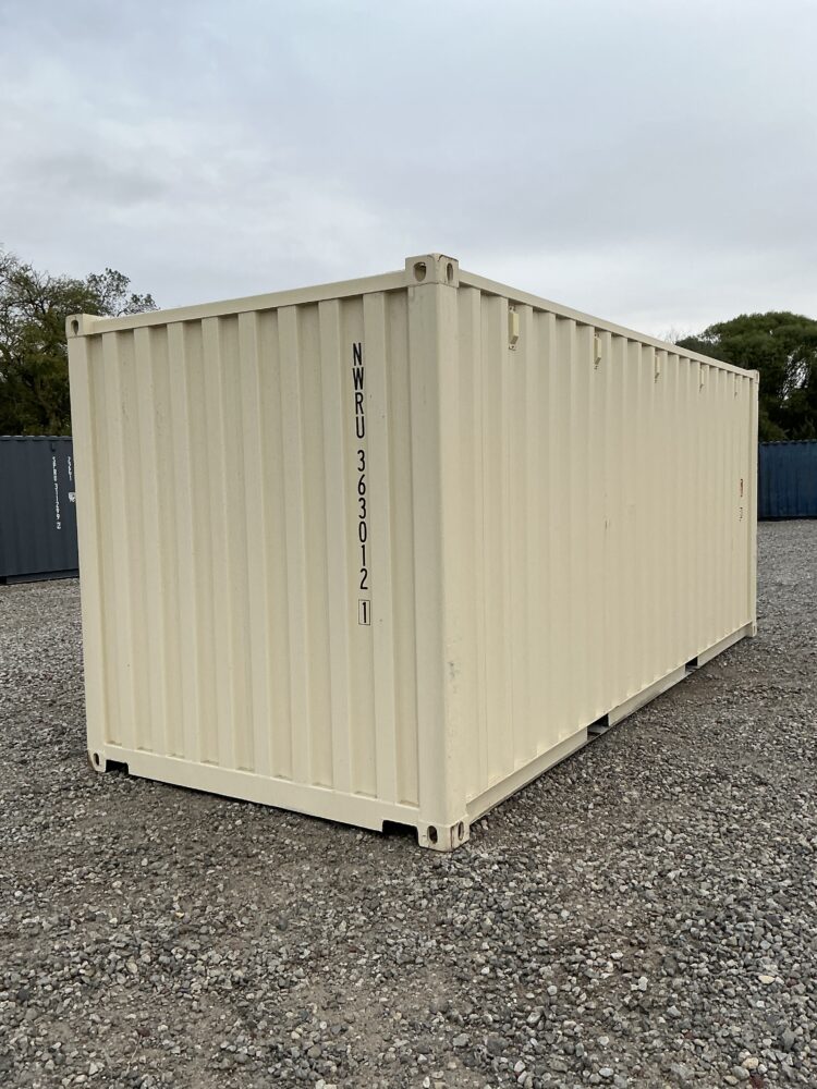 "New 20ft Shipping Container from Simple Shipping Containers, perfect for secure storage, tiny homes, and unique retail spaces"