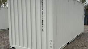 "New 20ft Shipping Container from Simple Shipping Containers, perfect for storage, tiny homes, retail spaces, and unique buildings"