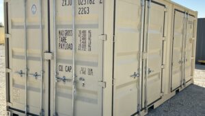 "New 20ft Shipping Container from Simple Shipping Containers, perfect for secure storage, tiny homes, and unique retail spaces"
