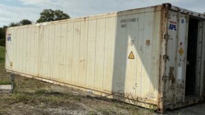 "Cargo-Worthy 40ft Shipping Container from Simple Shipping Containers, ideal for storage, tiny homes, retail spaces, and unique buildings"