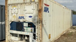 "Cargo-Worthy 40ft Shipping Container from Simple Shipping Containers, ideal for storage, tiny homes, retail spaces, and unique buildings"