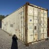 "Durable and versatile 40ft Cargo-Worthy Shipping Container from Simple Shipping Containers, ideal for storage, tiny homes, retail spaces, and unique buildings."