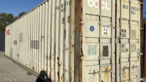 "Durable and versatile 40ft Cargo-Worthy Shipping Container from Simple Shipping Containers, ideal for storage, tiny homes, retail spaces, and unique buildings."