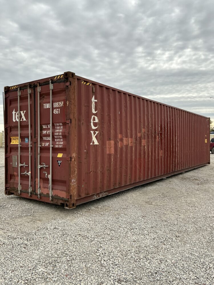 "Cargo-Worthy 40ft Shipping Container from Simple Shipping Containers, ideal for storage, tiny homes, retail spaces, and unique buildings"
