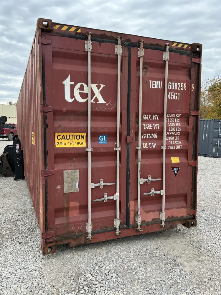"Cargo-Worthy 40ft Shipping Container from Simple Shipping Containers, ideal for storage, tiny homes, retail spaces, and unique buildings"